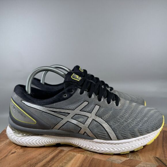 Asics Gel Nimbus 22 Grey Gym Athletic Running Sneakers Mens 8 - Picture 1 of 8